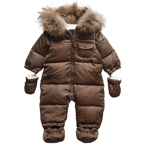 fendi baby clothes boy|fendi baby snowsuit.